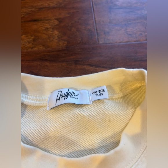 REVOLVE Just Be Fuc*ing Kind Sweatshirt in Cream The Mayfair Group - Picture 5 of 5